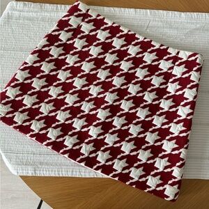 Moncler Skirt - Red & white Houndstooth (perfect condition)